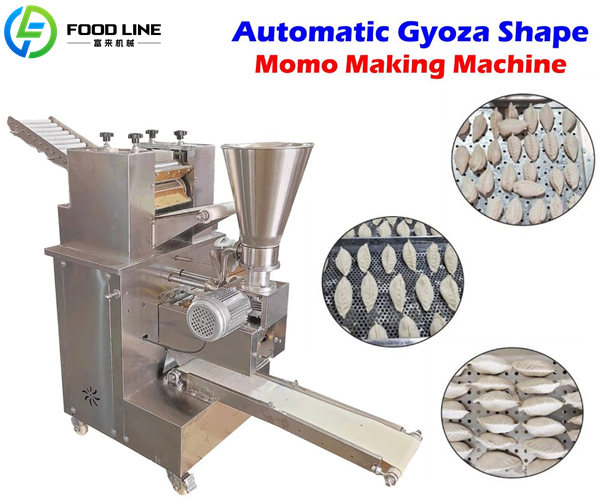 automatic gyoza shape momo making machine