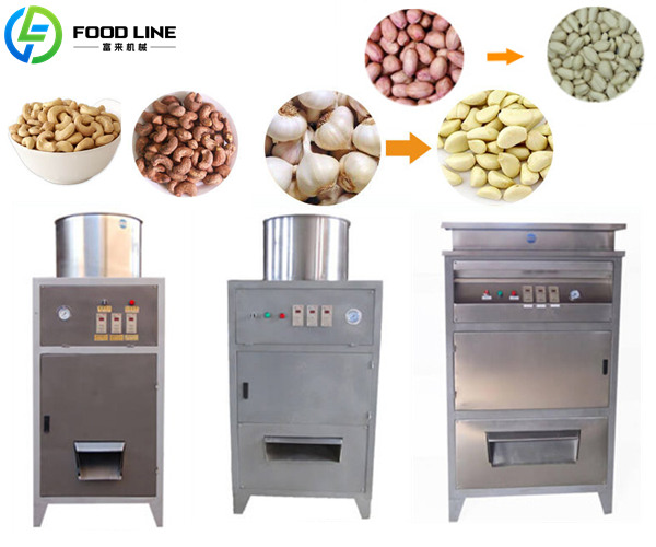 industrial peeler for cashew peanuts garlic