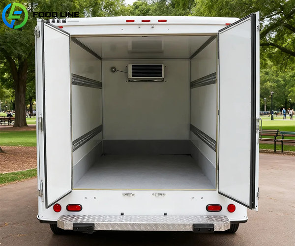 walk-in cold storage cooler trailer