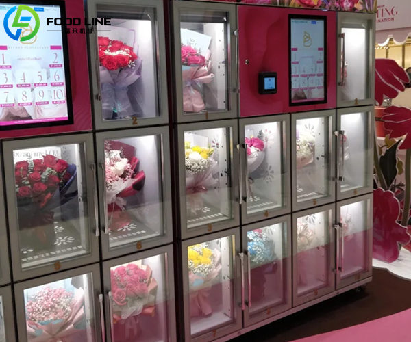 24hour opening flower vending station