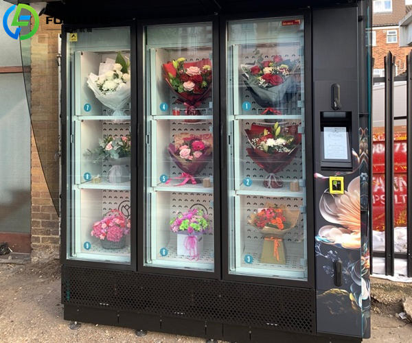 bouquet vending machine popular worldwide
