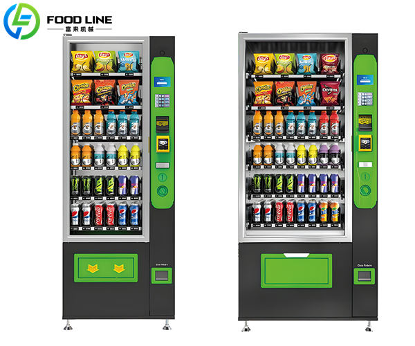brand new vending machines for snack and drink