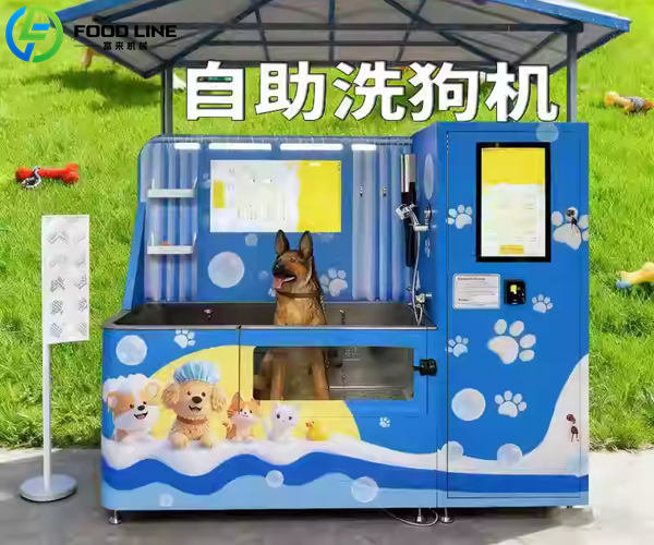 coin operated dog wash machine