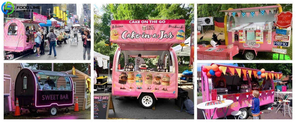 custom food vending trailers