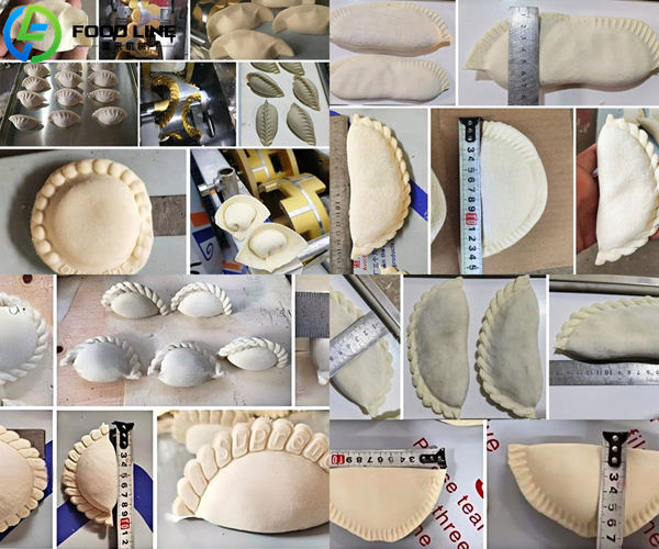 dumplings of various shapes