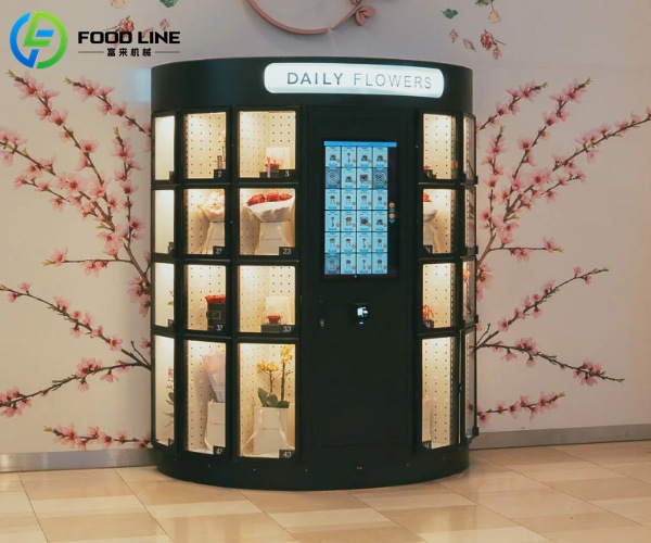 flower bouquet vending machine