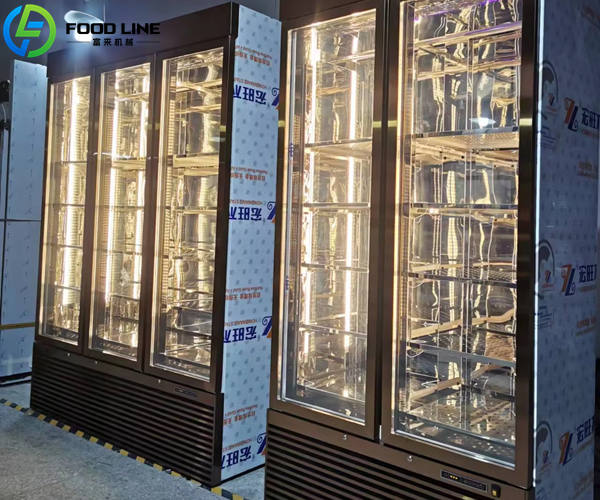 glass door meat aging cabinet