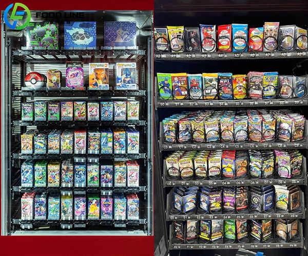 goods inside vending machine