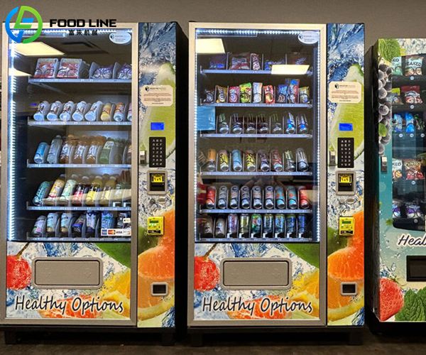 refrigerated drink and snack vending machine