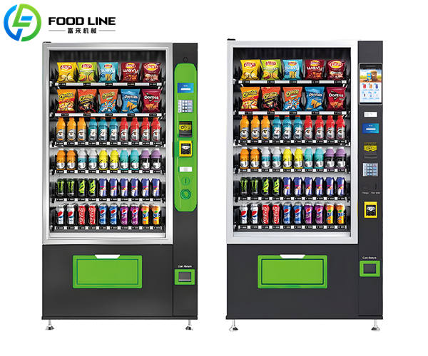snacks and cold drink vending machine