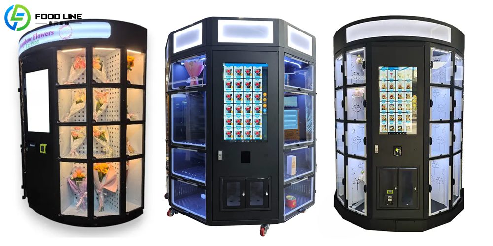 various models flower vending machines
