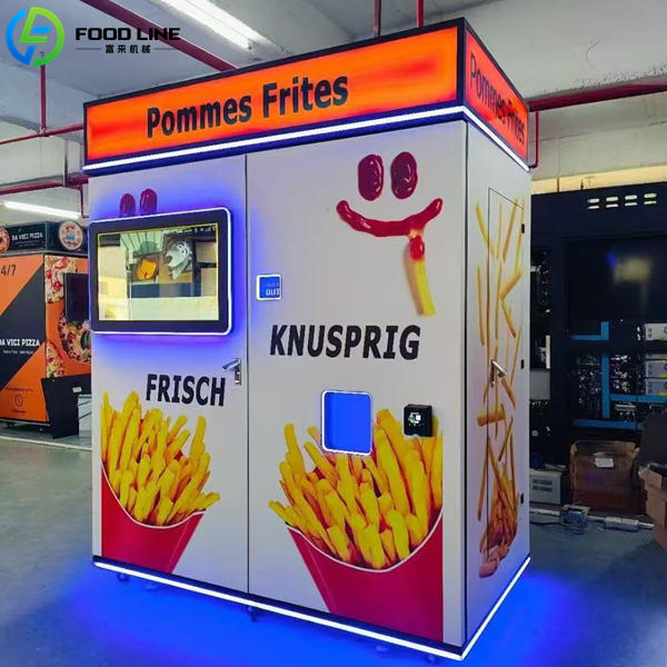 automated foodservice kiosk french fries