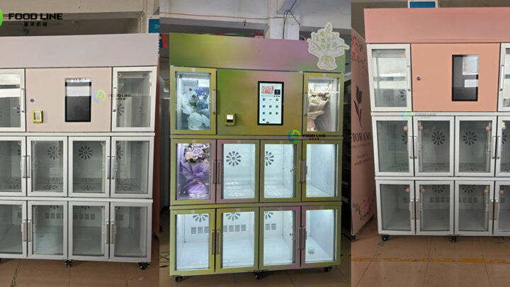 bouquet vending machine popular worldwide