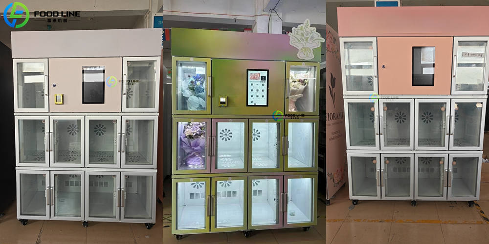 bouquet vending machine popular worldwide