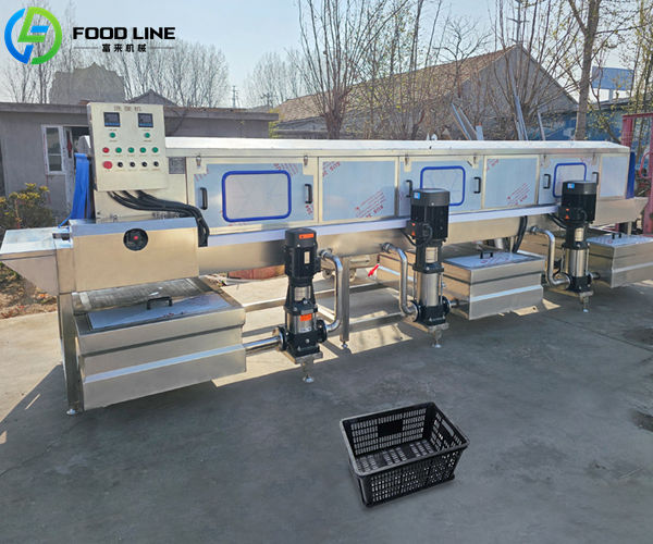 crate washing equipment for industrial use