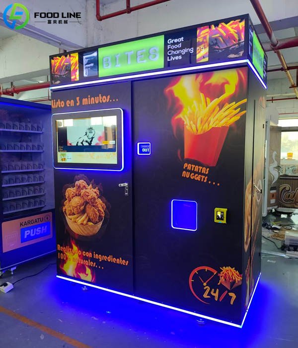 tasty fries vending machine self service