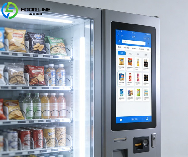 vending machine with touch screen