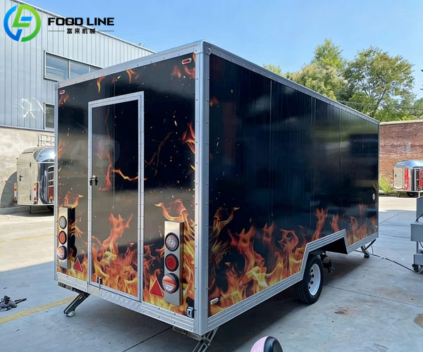 bbq concession trailer with full kitchen equipment