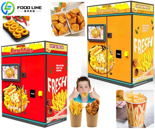 self service french fries vending machine