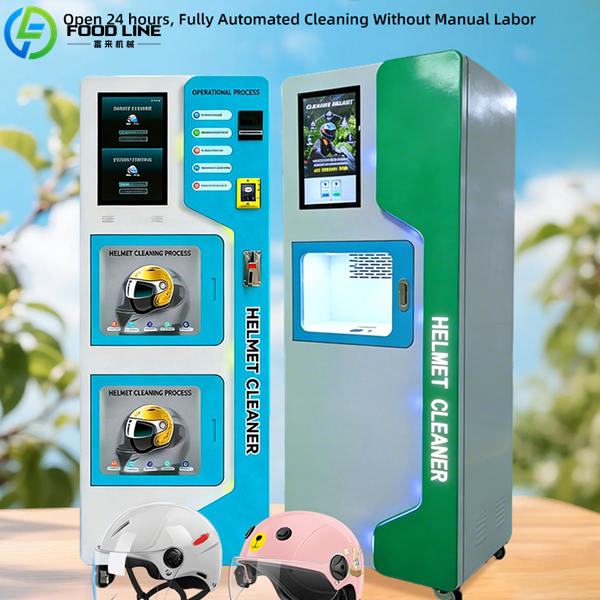 fully automated helmet cleaner machine