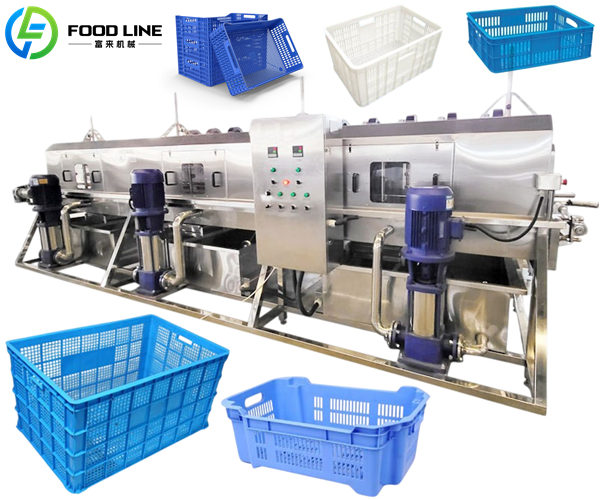 hot sale crate cleaning machine