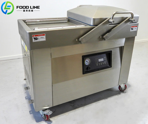 vacuum pack machine industrial with double vacuum chambers