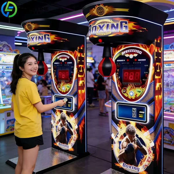 coin operated punch bag arcade machine