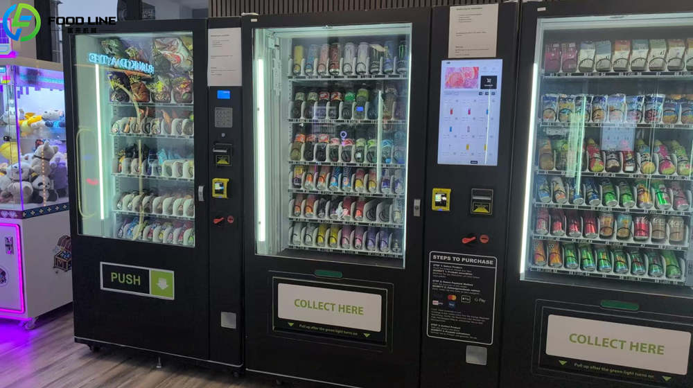 smart snack soda vending machine with remote management