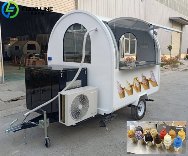soft serve ice cream trailer for sale in the usa