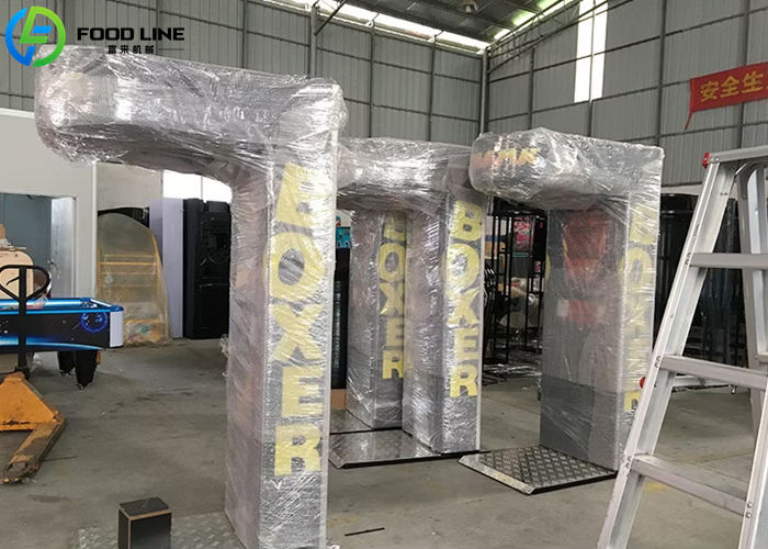 tight packaging to protect boxer glove arcade game