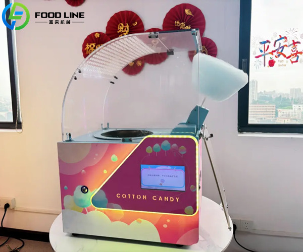 bar counter use cotton candy machine