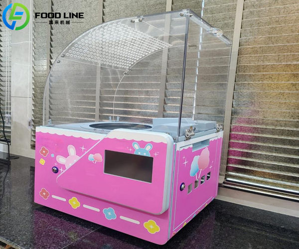 compact desktop cotton candy machine for amusement park