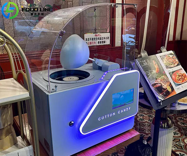 countertop cotton candy vending machine
