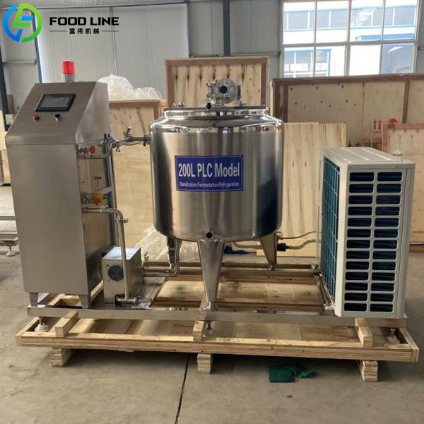 pasteurization fermentation cooling tank for yogurt production