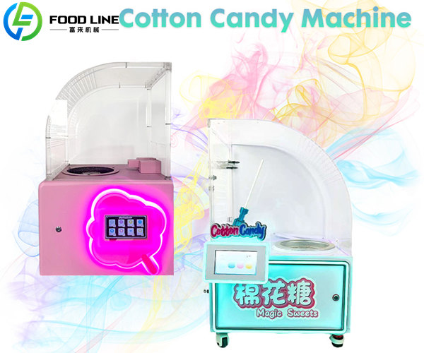 semi automatic cotton candy machine for counter use