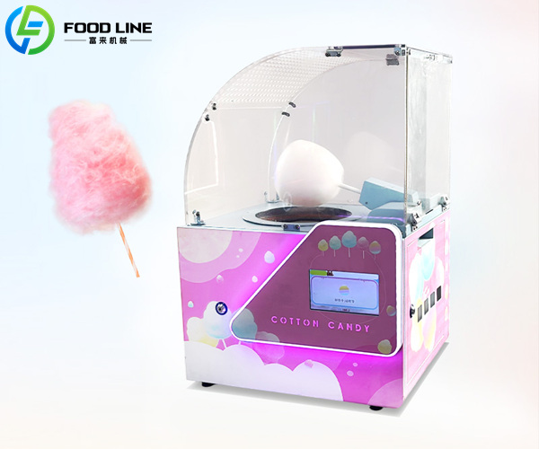 semi automatic sweet cotton candy machine