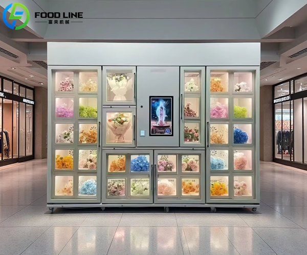 vending machine for flowers