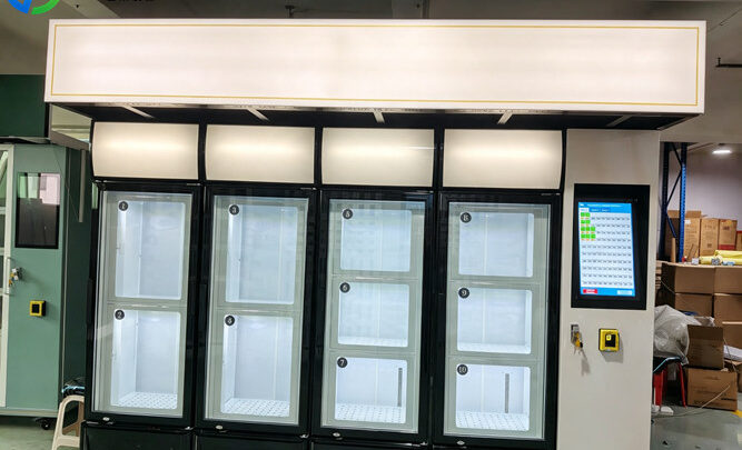 10 compartment flower bouquet vending machine for sale in romania