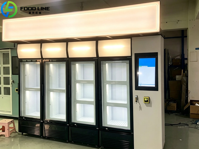 10 locker bouquet vending machine with card reader