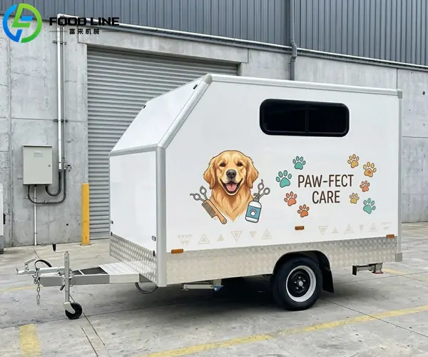 3m dog grooming trailer for pet groomers