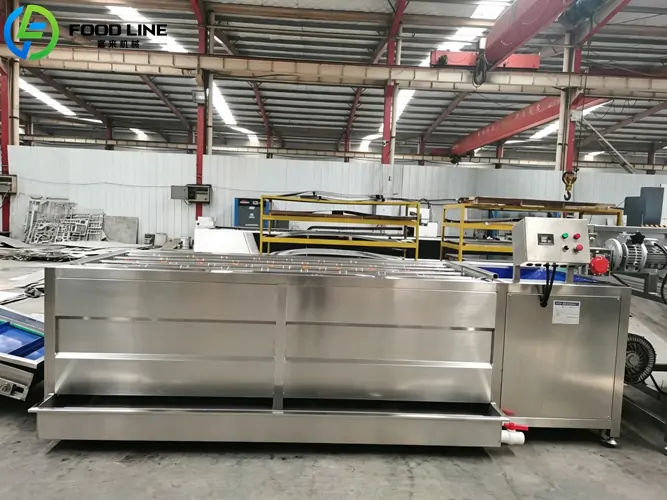 brush roller washing machine for potato dirt removal