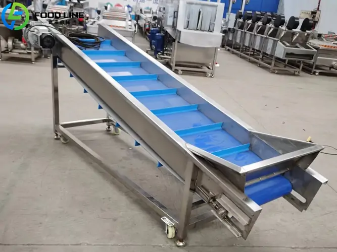 lifting elevator for potato feeding