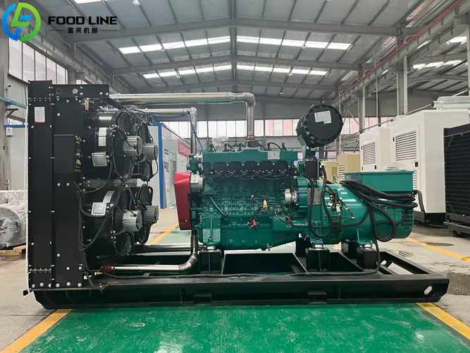 low noise 250kw gas fired generator set