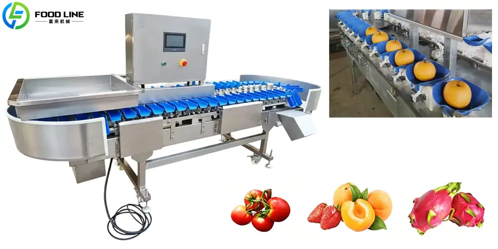 weight grading machine for fruit and vegetable