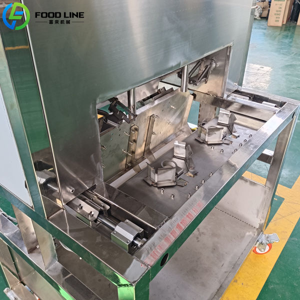2 station peeler corer machine
