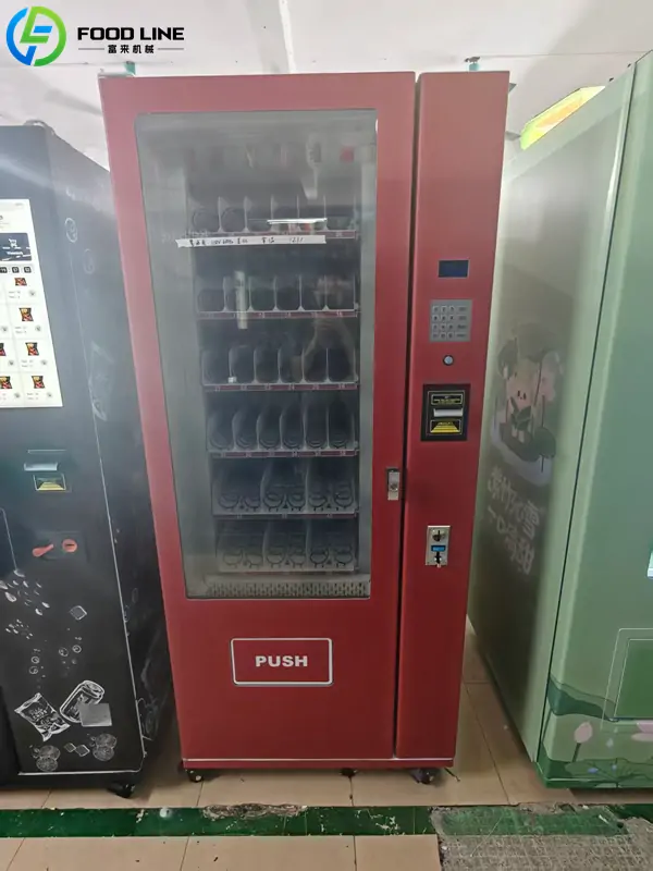 button type drop dispensing cosmetic vending machine for sale