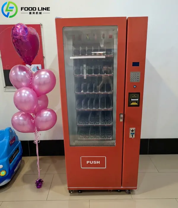 vending machine for manicure lipstick and facial mask